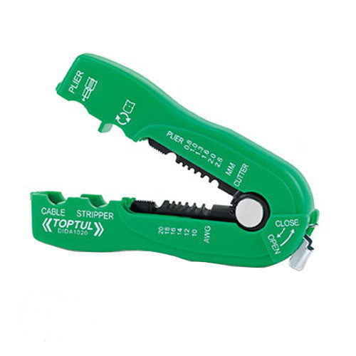 Знімач ізоляції TOPTUL мультифункціональний d0.8-2.6 мм DIDA1020 Одеса - фото 1