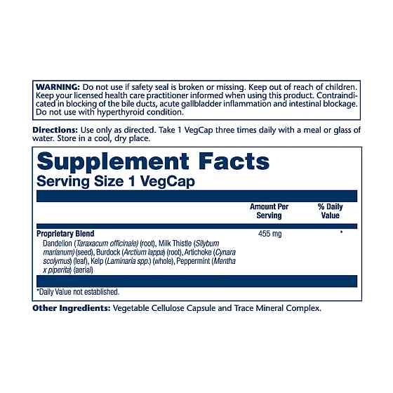 Защита печени Solaray Liver Blend SP-13 - 100 vcaps Киев