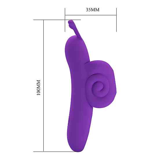 Вибростимулятор PRETTY LOVE Snail Honey Finger, 10 vibration functions Memory function Sex Aura Киев