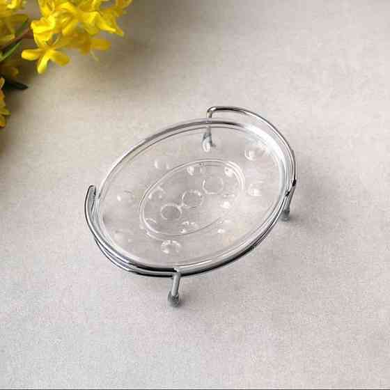 Мильниця овал на хромованій підставці 0156 Харків