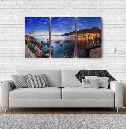 Модульна картина Місто Море Art-13_3А Київ