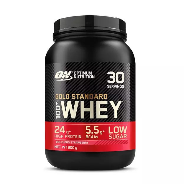 Протеин Optimum Nutrition Gold Standard 100% Whey 908g (Delicious Strawberry)EU Луцк - изображение 1
