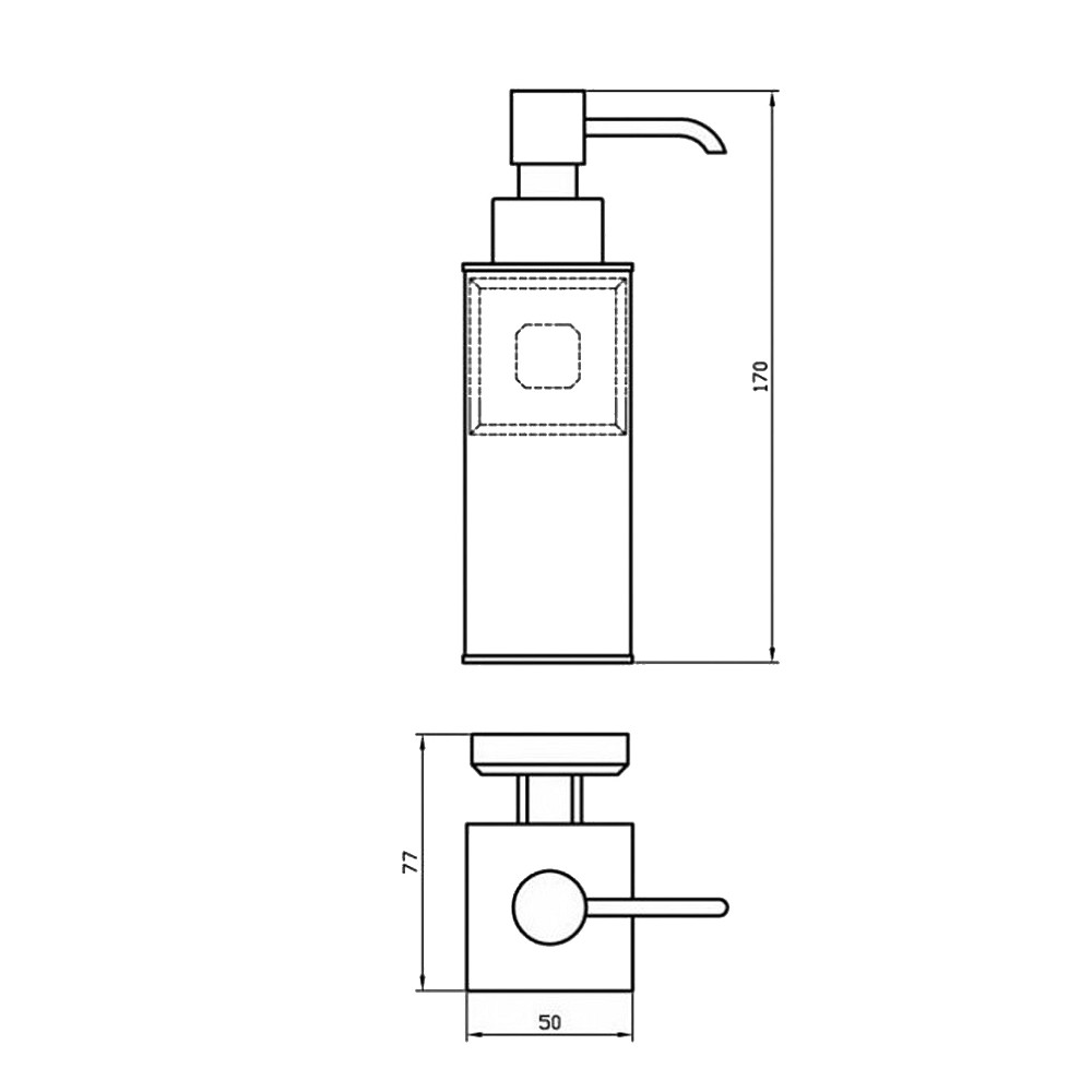 Дозатор рідкого мила TOPAZ TКВ 9932 Тернопіль - фото 4