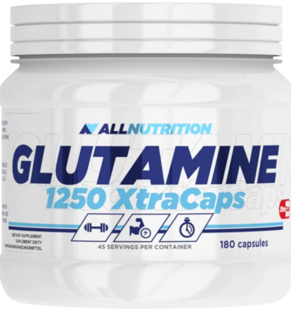Глютамін Allnutrition Glutamine 1250 Xtracaps 180 капс Київ