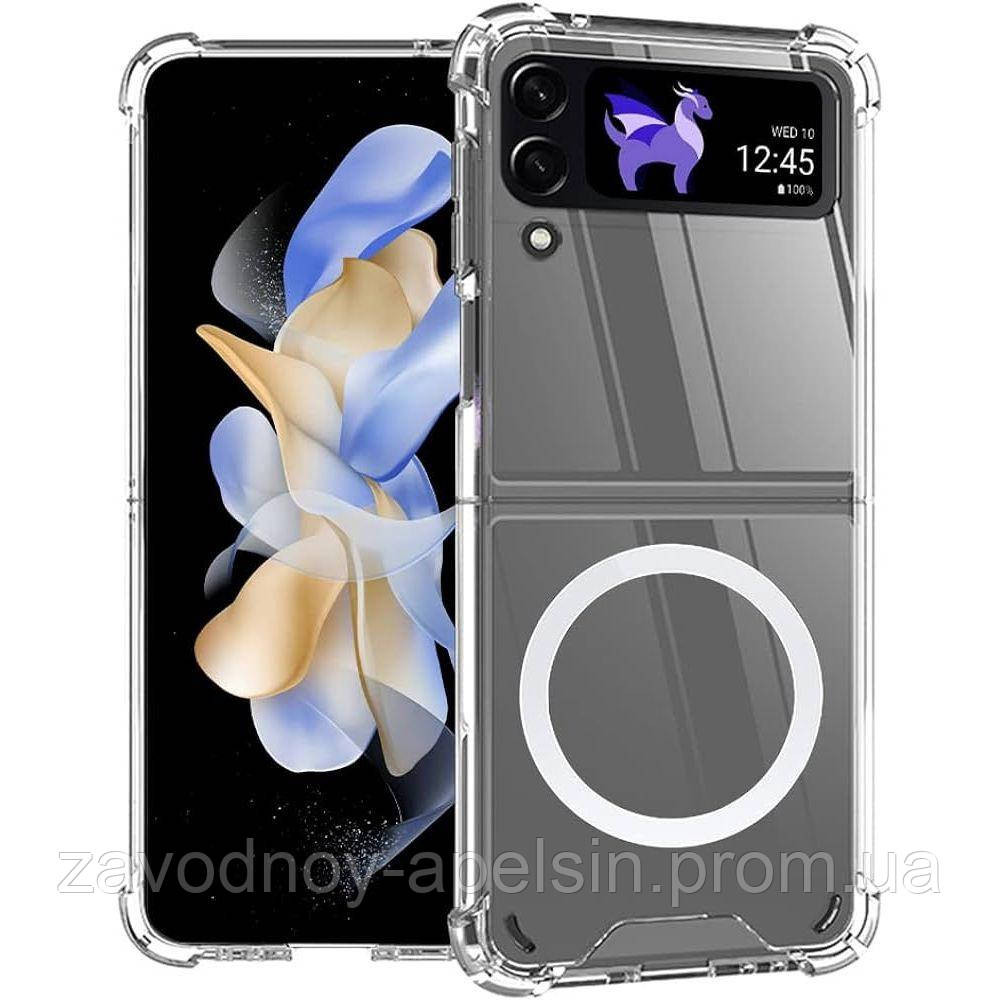 Чохол книжка Samsung Galaxy Z Flip6 Шкіряний (чорний) Одеса - фото 1
