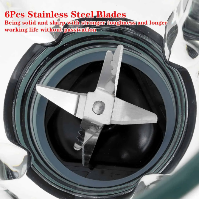 Кухонний універсальний блендер Sokany ,подрібнювач міксер для кухні 2в1 зі скляною чашею і кавомолкою Львів - фото 5