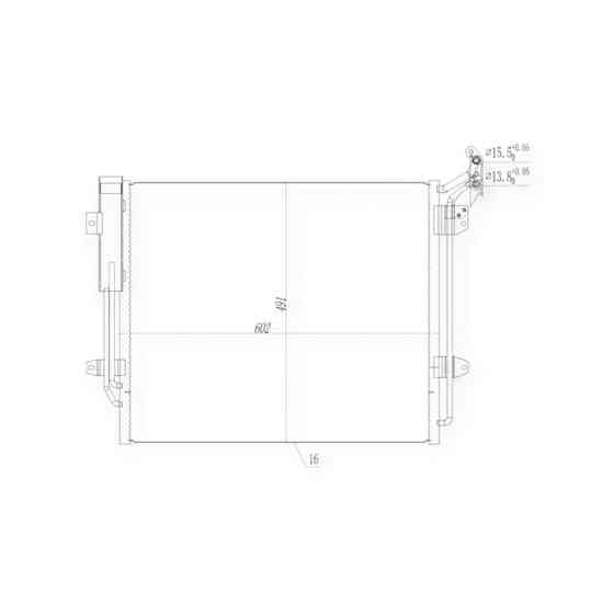 Радіатор Фольцваген Sharan 1.4-2.0i, D 10-кондиціонера Мукачево