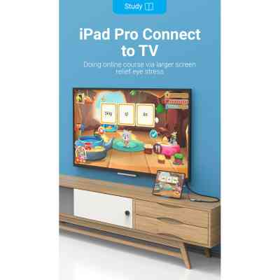 Переходник USB3.1 Type-C to HDMI (F) 4K 30HZ 0.15m Vention (TDEHB) Винница