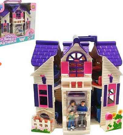 Домик для куколок F611 Мой любимый домик с фигурками мебелью 6 комнат. Киев