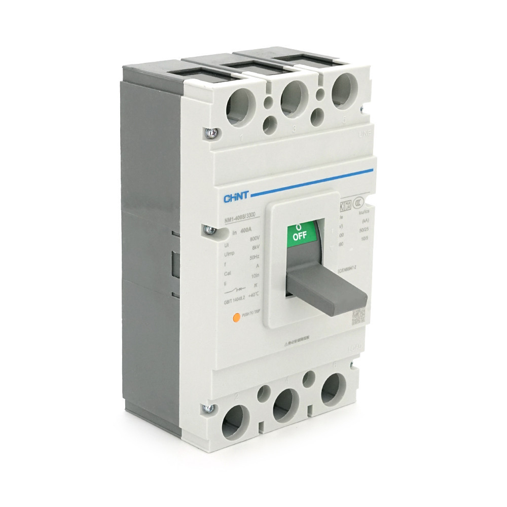 Автоматичний вимикач змінного струму CHINT NM1-400S/3300B-400A-WJXB 3P, 380 В. 315-400A. 50КА/400В; 10КА/690В. 257*150*107mm Київ - фото 1