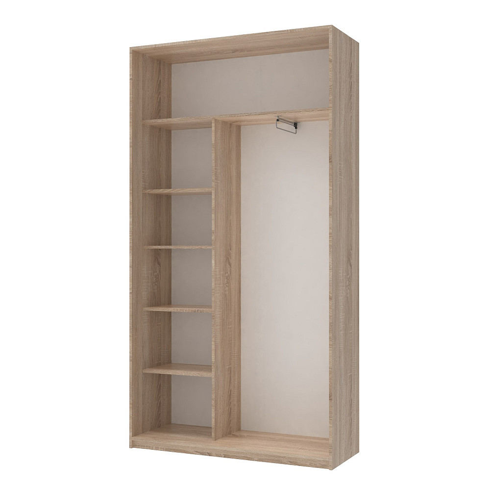 Шкаф-купе двухдверный Doros Сити Лайт 120х45х225 см Дуб сонома (DRS-011090) Львов - изображение 4