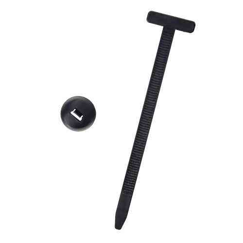 Пластиковий хомут з кріпленням Alloid 20х90 мм, 100 шт, чорний Харків