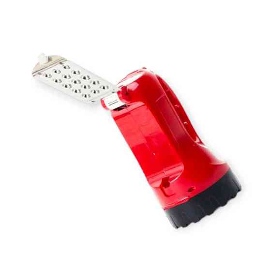 Ліхтар діодний 1 super LED 5w+15 smd 220В, акб, 2 режими, ремінь на плече Мукачево