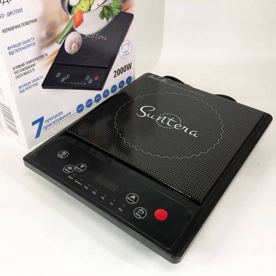 Индукционная плита с автоматическим отключением, Кухонная плита электро для кухни HF-39 Львов - изображение 4