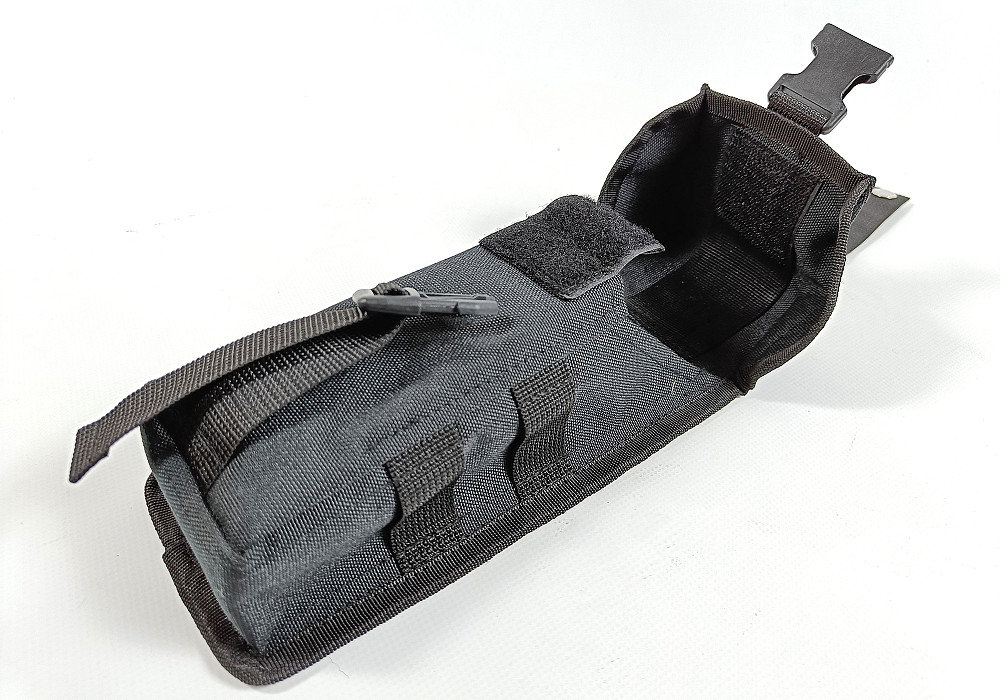 Підсумок під два магазини АК одинарний закритий чорний (MOLLE, підсумок на розгрузку, жилет, РПС) Коломыя - изображение 1