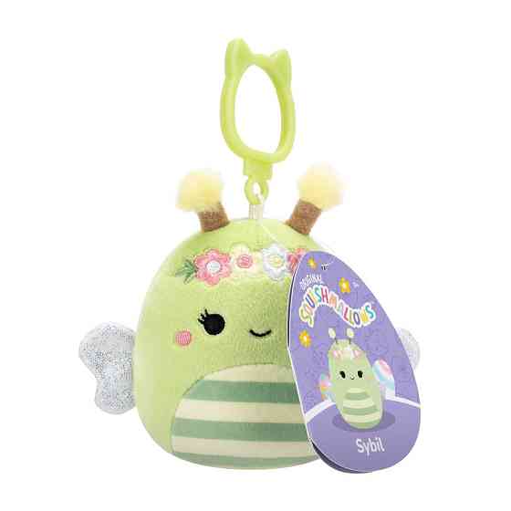 Мягкая игрушка на клипсе Пчелка Сибил Squishmallows SQCP00460, 9 см Винница