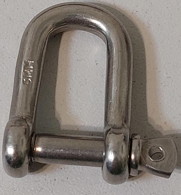 Такелажна скоба "GoralMet" typ-U з нержавіючої кислотостійкої сталі AISI 316 діаметром 5 мм Киев - изображение 1