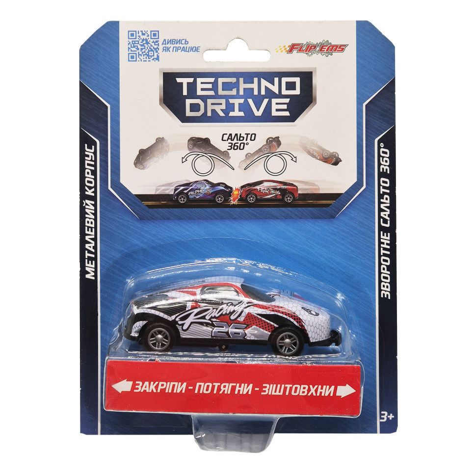 Игровая машинка Крутой переворот Flip'ems TechnoDrive 1312-3 переворот на 360° Винница - изображение 1