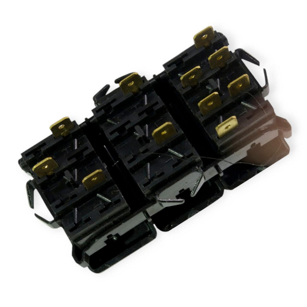 Блок 2101, 2102, 2103, 2106 тройной (света, панели приборов, стеклоочистителя) (пианино) 12В кнопок Мукачево - изображение 1