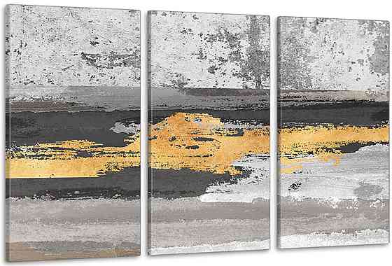Модульна картина у вітальню/ спальню  Абстракція    ART-175_3A 100х150 см Київ