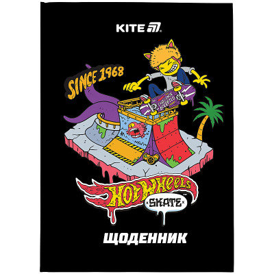 Щоденник шкільний Kite Hot Wheels, тверда обкладинка (HW25-262-2) Вінниця - фото 1