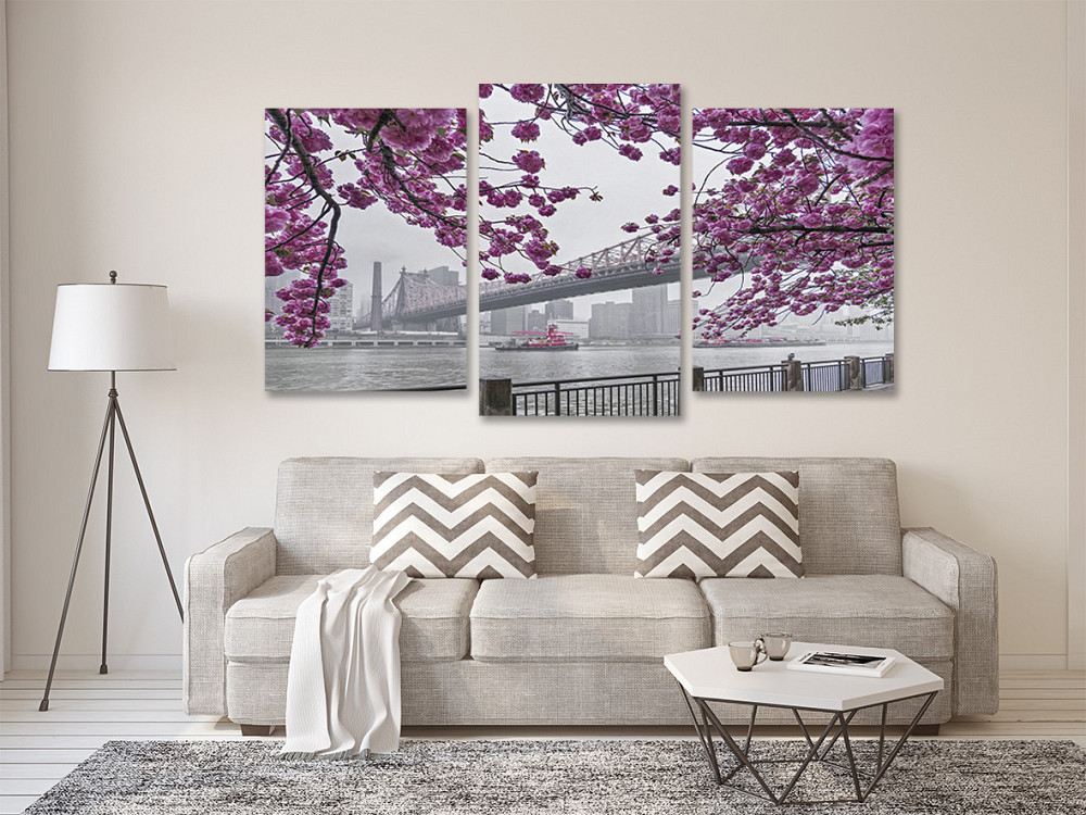 Модульна картина у вітальню/ спальню Сакура в місті Art-570_3 Київ - фото 2