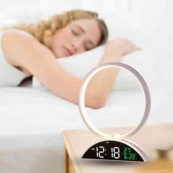 Светящийся будильник с 11 мелодиями и календарем Киев