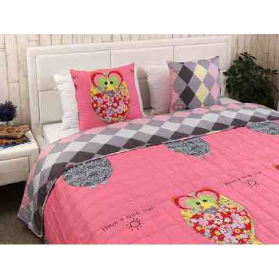 Подушка Руно декоративная "Owl Red" 50х50 см (306_Owl Red) Винница