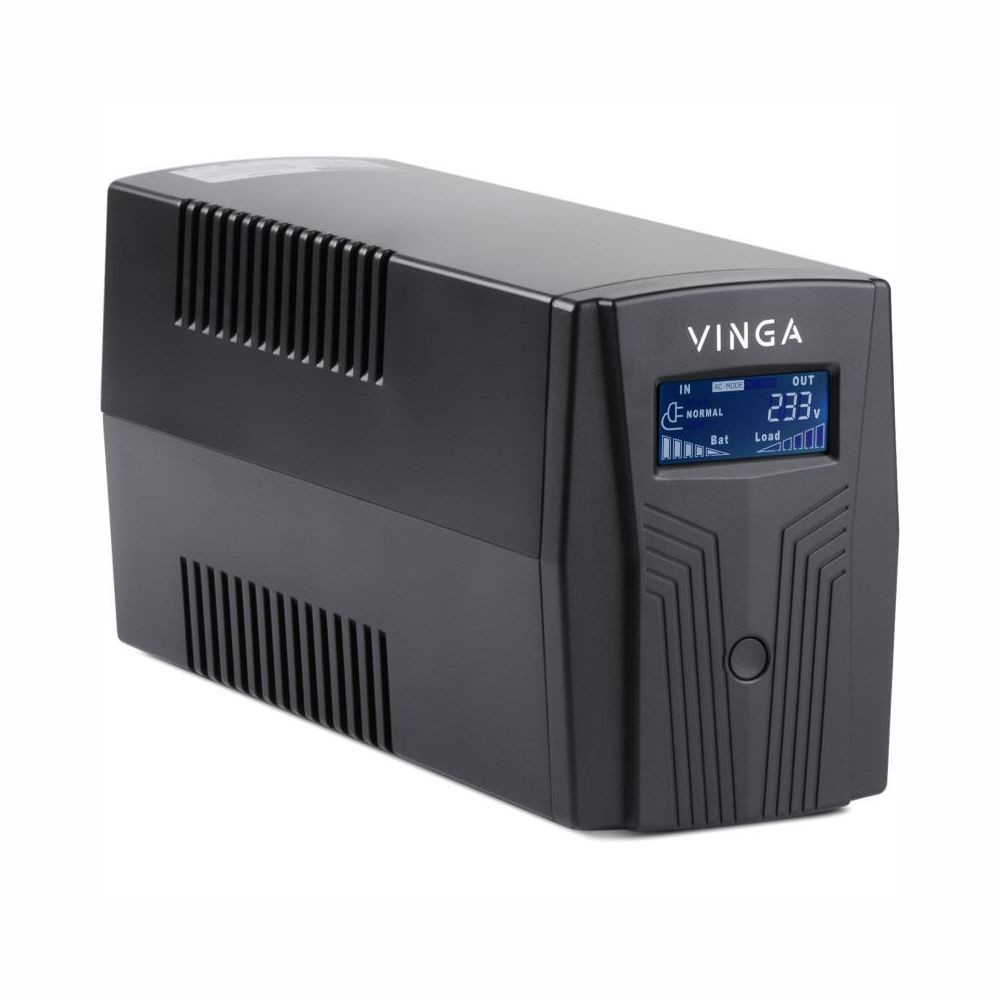 Джерело безперебійного живлення Vinga LCD 1200 ВА / 720 Вт Киев - изображение 2