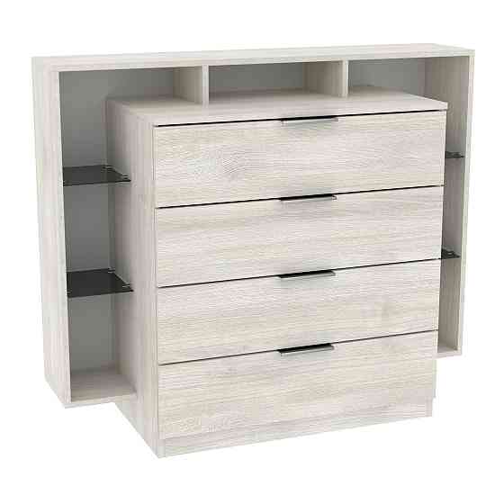 Комод Крістал, Дуб Шамоні Світлий, 1200/450/1000 Львів