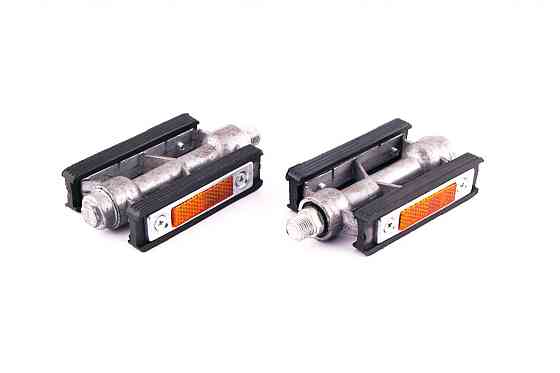 Педали велосипедные (с катафотами, металл, квадрат, резинки) Мукачево