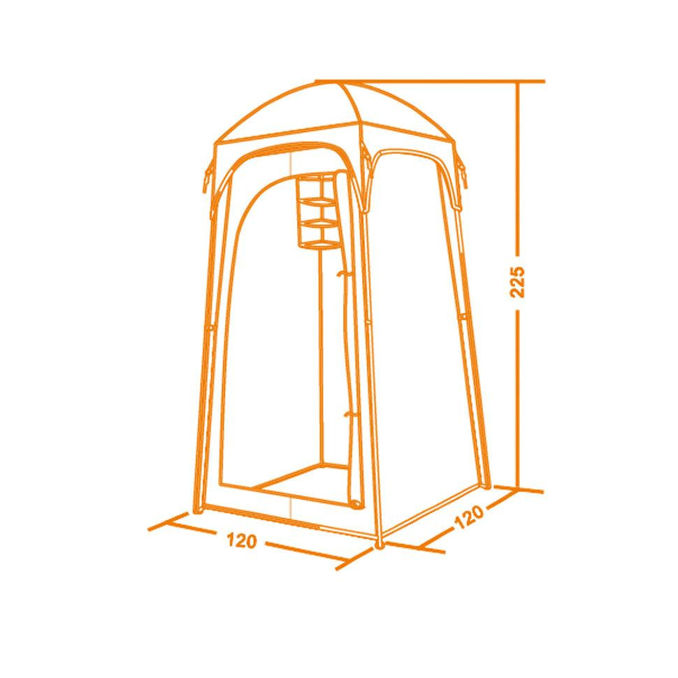 Туристический тент Кемпинг для туалета или душа (Бежевый) Киев - изображение 3