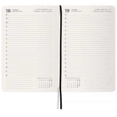 Еженедельник Axent датированный 2026 Partner City Soft, 145х210, черный (8821-26-01-A) Винница - изображение 3