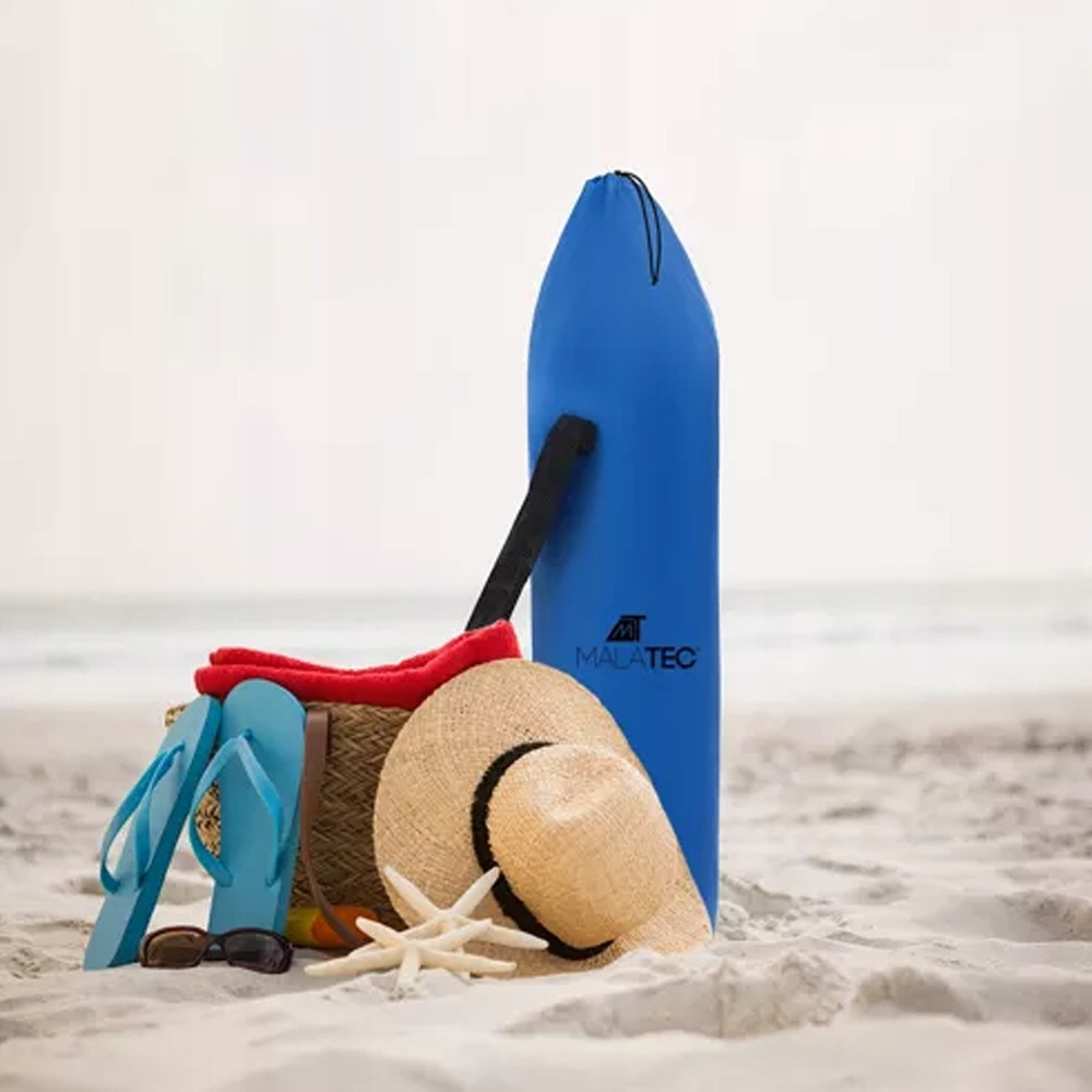 Садовий шезлонг розкладний до 110 кг з чохлом Malatec (23563) Синій Нововолинськ - фото 10