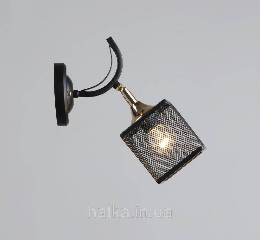 Бра настенное Sirius B N5708/1W BK+FGD Киев - изображение 1