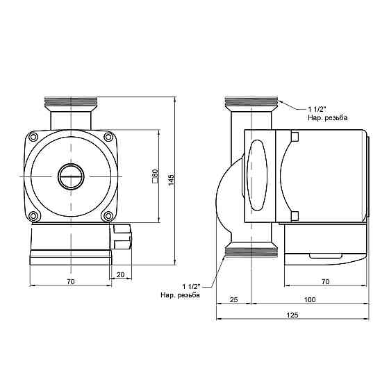 Насос Grundfos Icma 25/60 NoP321 Київ