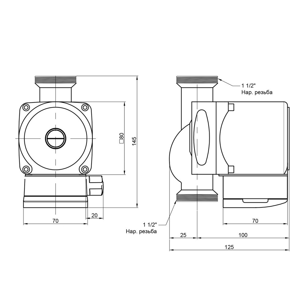 Насос Grundfos Icma 25/60 NoP321 Київ - фото 2