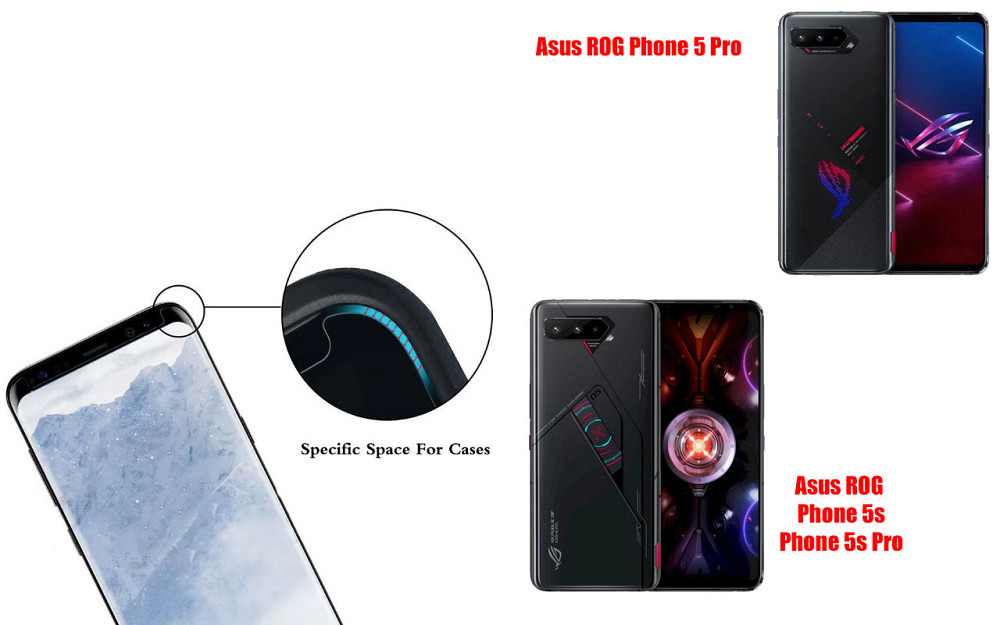 Защитное стекло HyperGlass Pro для Asus ROG Phone 5 Pro, Phone 5s, Phone 5s Pro – максимальная Киев - изображение 3