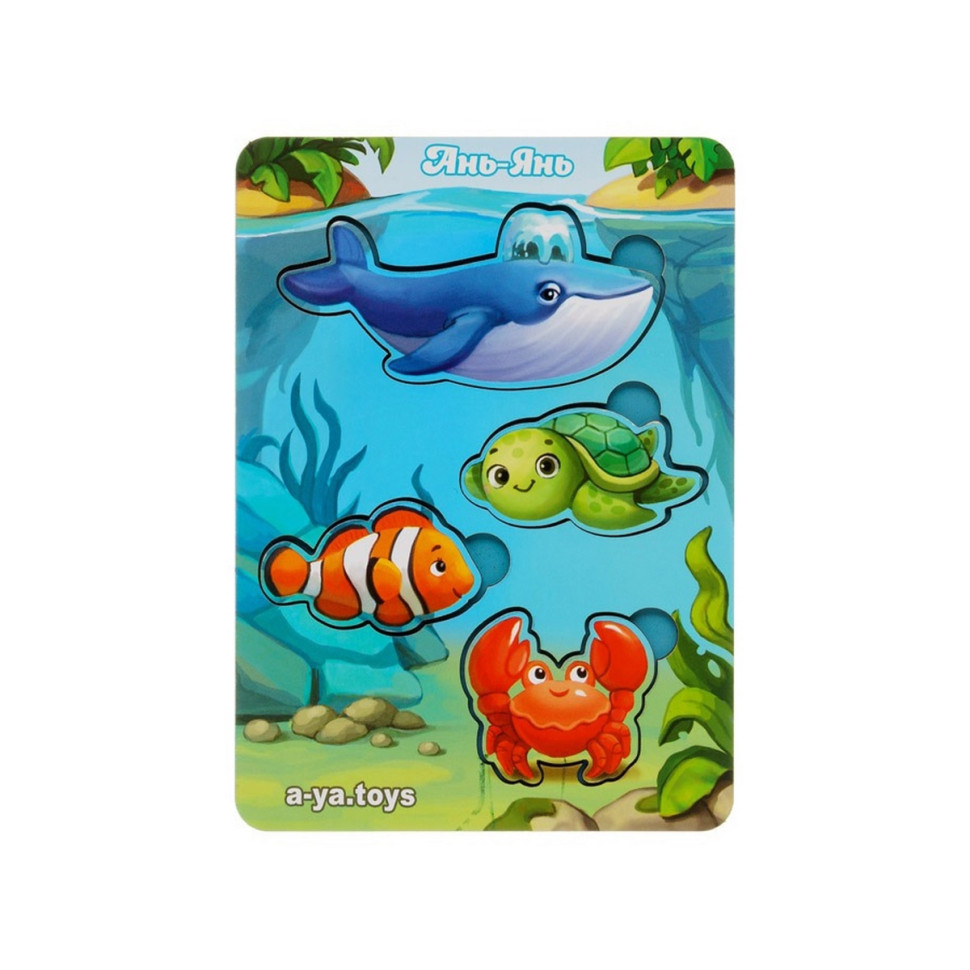 Деревянный пазл-вкладыш 