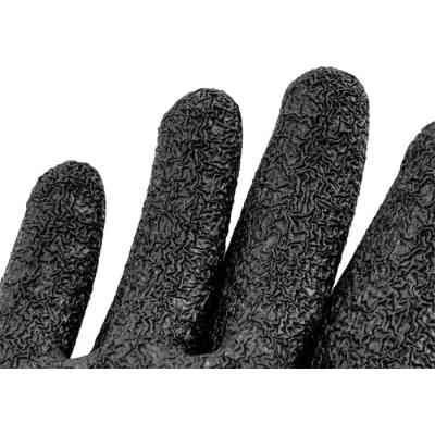 Защитные перчатки Neo Tools латексное покрытие, полиэстер, р.8, оранжево черные (97-612-8) Винница