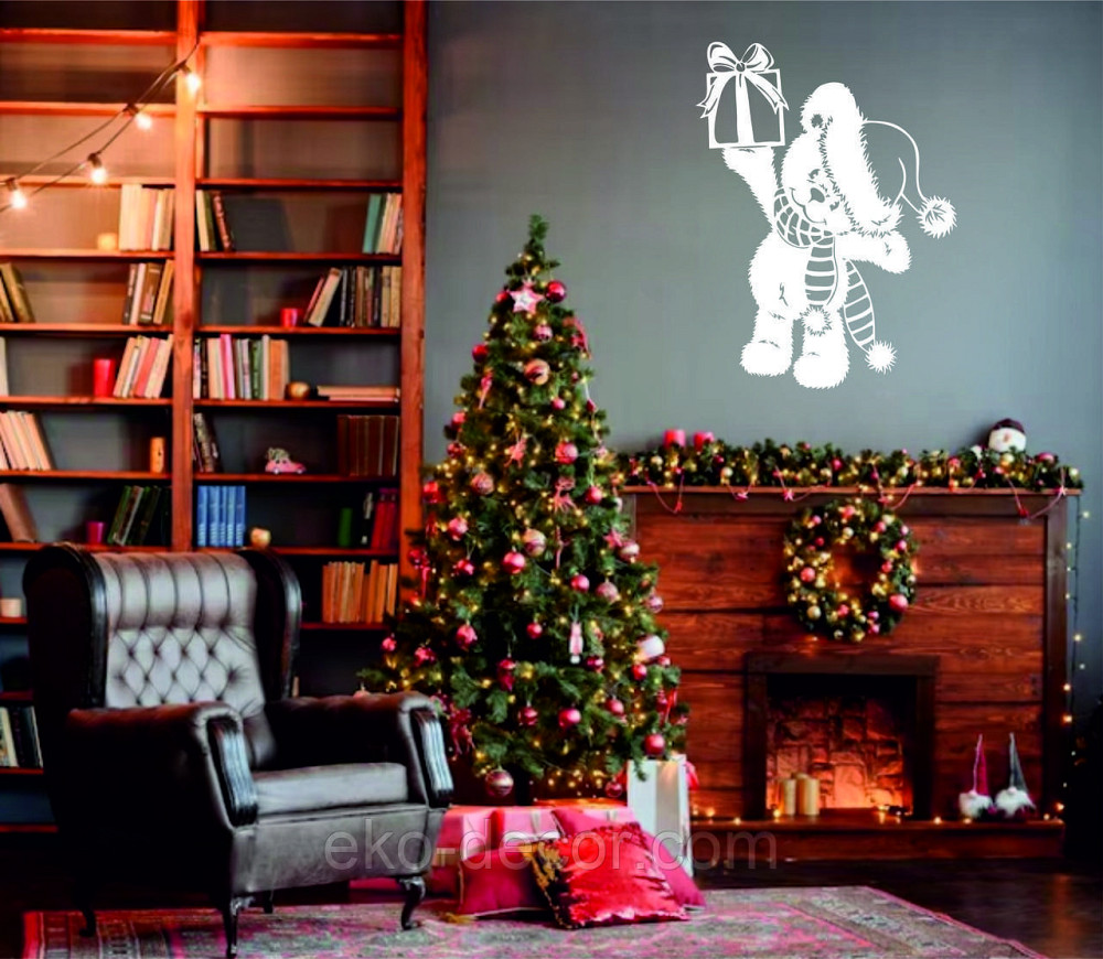 Декоративное настенное Панно «Новый год», Декор на стену 70*52 см Киев - изображение 4