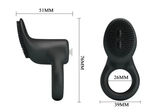Кольцо эрекционное серии Pretty Love - COBRA, BI-210147-1 Sex Aura Киев