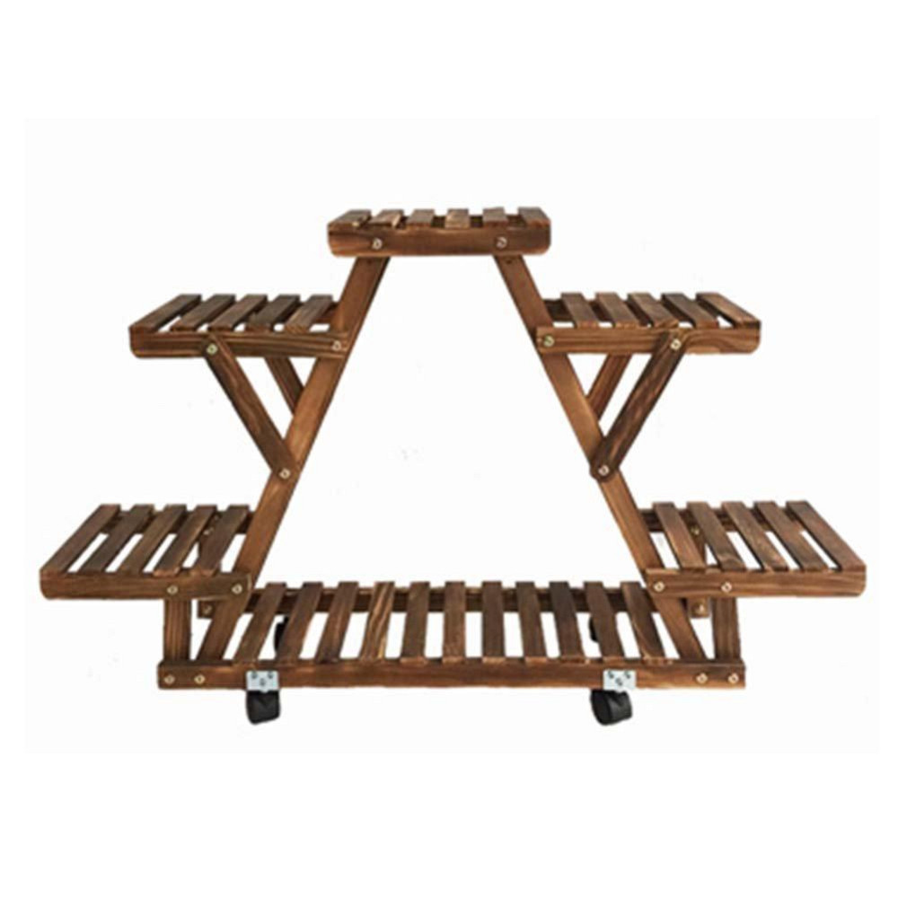 Підставка для квітів "Тулуза" на коліщатках мокко Миколаїв - фото 1