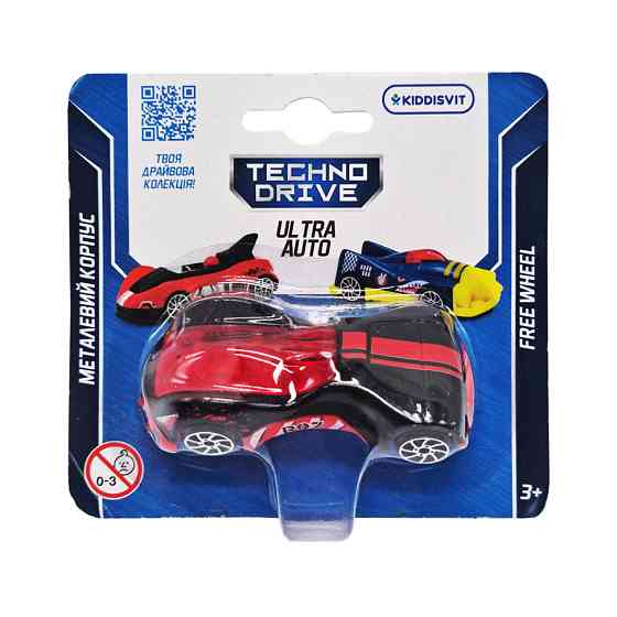 Игровая мини-машинка Ultra Auto TechnoDrive 250321W-9 металлический корпус Винница