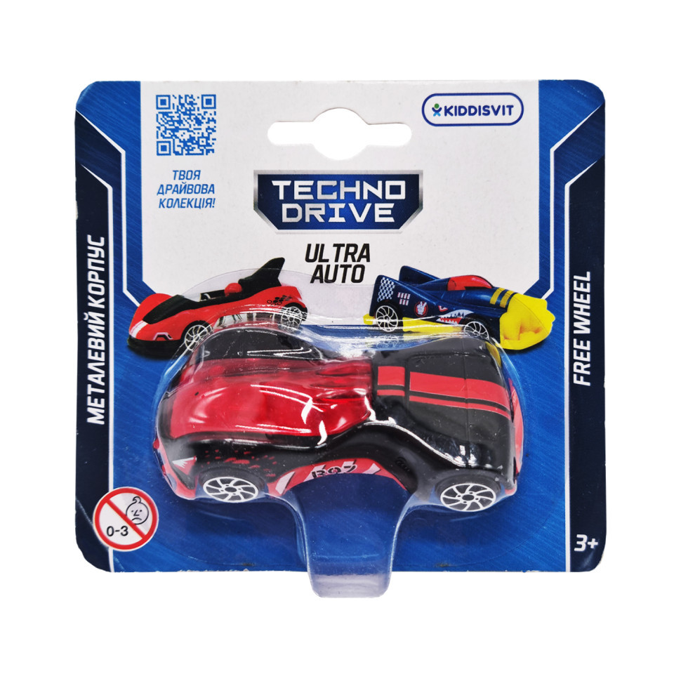 Игровая мини-машинка Ultra Auto TechnoDrive 250321W-9 металлический корпус Винница - изображение 1