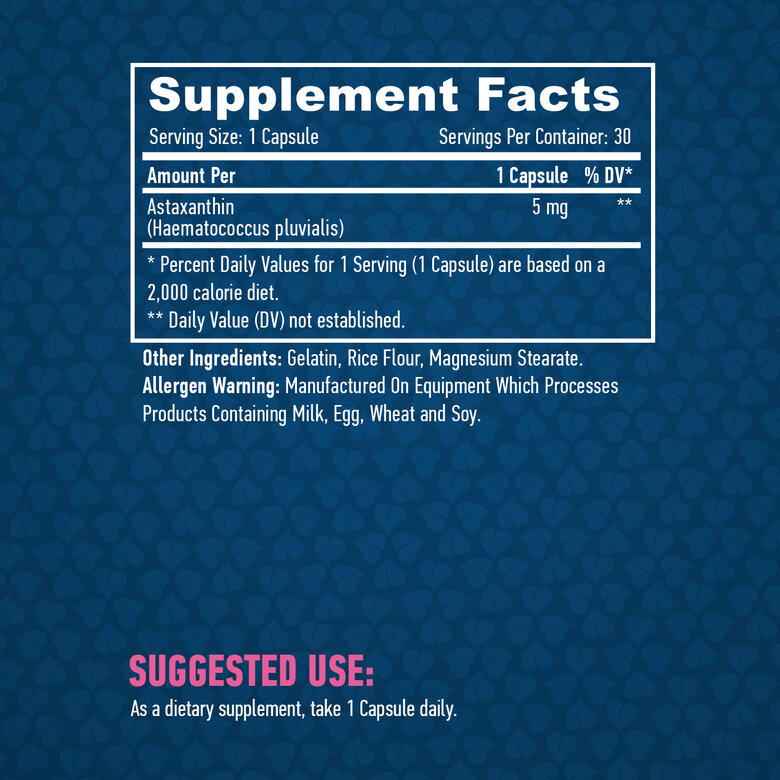 Астаксантин Haya Labs Astaxanthin 5mg 30caps Луцьк - фото 2