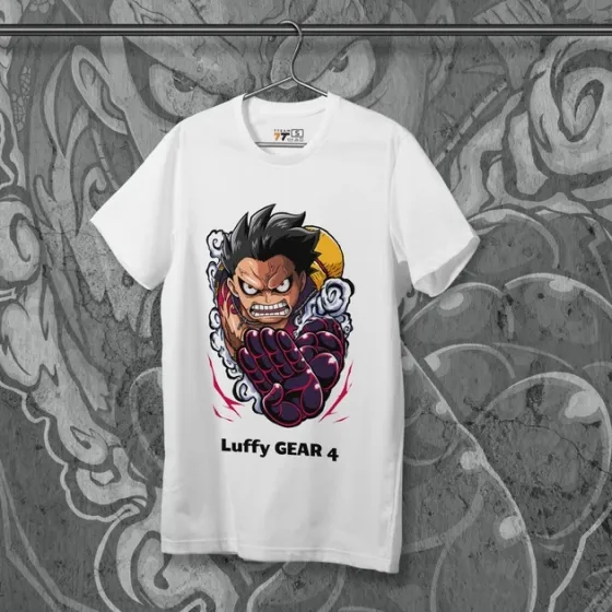 Футболка для подростка мальчика с принтом Ван Пис Луффі Гір 4 W Размер 160 Anime10028 Днепр