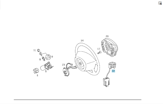 Mercedes-Benz  A1635459132 Кільце імобілайзера на замку запалювання ML W163 Одесса