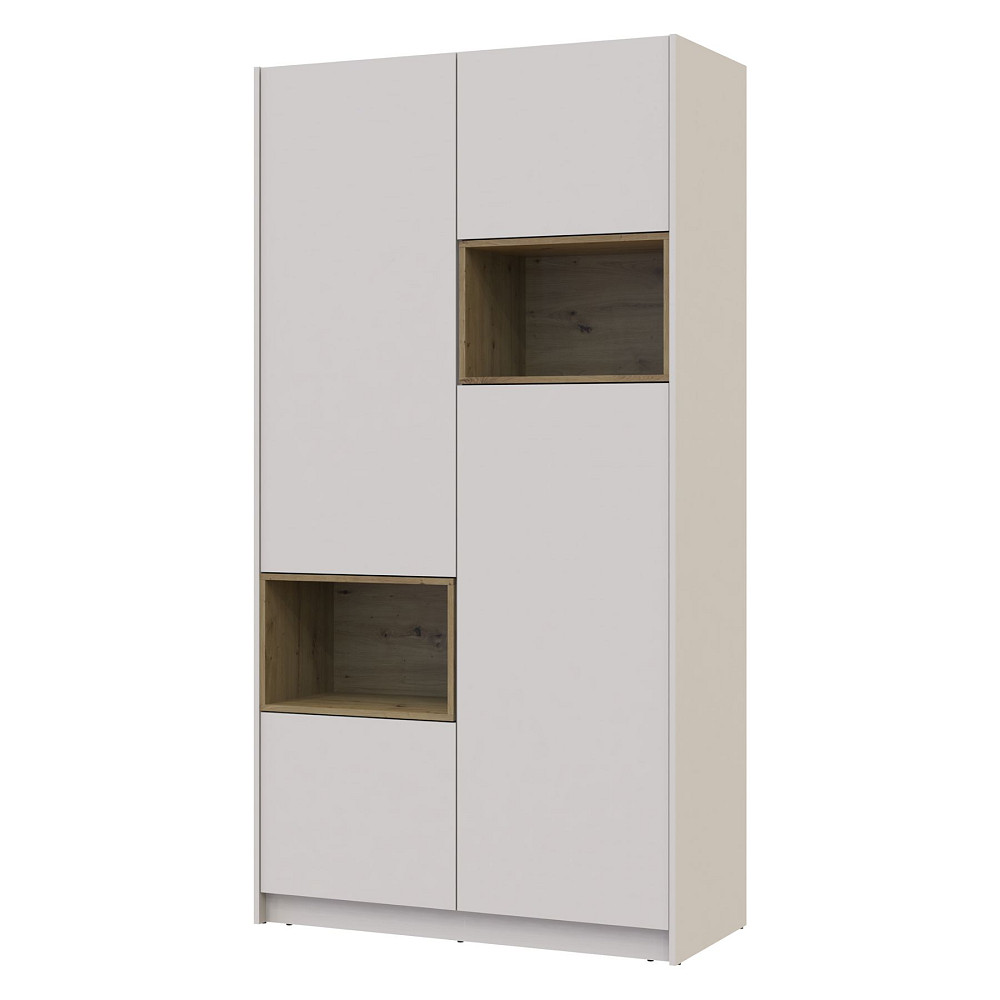 Шафа для одягу з нішою Doros Дейл 115,2х52х220 см Кашемір/Дуб артизан (DRS-011284) Дніпро - фото 3