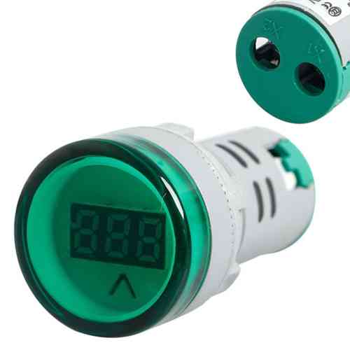 Вольтметр індикатор AC12-500V, 12-500В 22мм на панель щита Вінниця